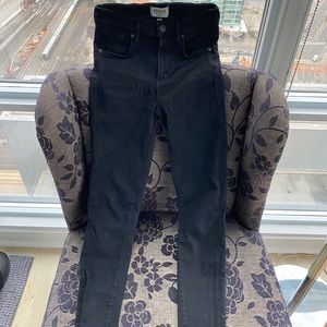 Agolde Black Mid- high waisted jegging size 24